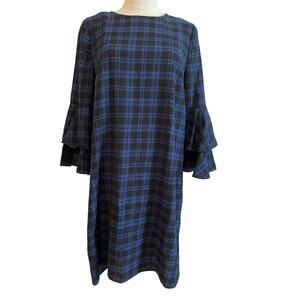 beach lunch lounge flannel dress beachlunchlounge | Dresses | Size L Plaid Shirt Womens clothing